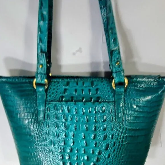 Brahmin Teal Shoulder Bag and Wallet Set - Picture 5 of 15